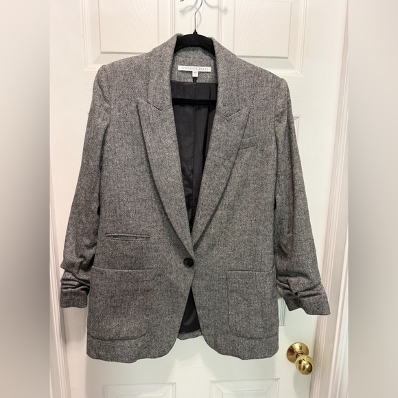 Veronica Beard Kasson Herringbone Blazer Jacket - Picture 1 of 9